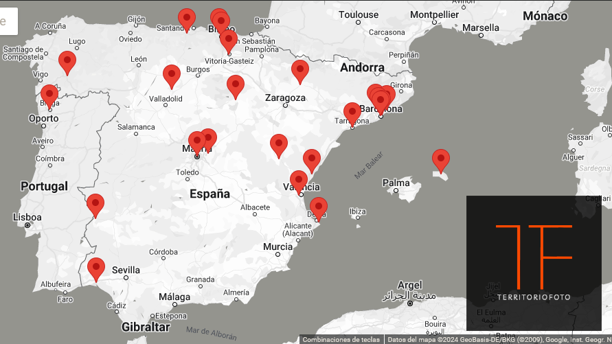 TERRITORIO FOTO FESTIVALES MAPA